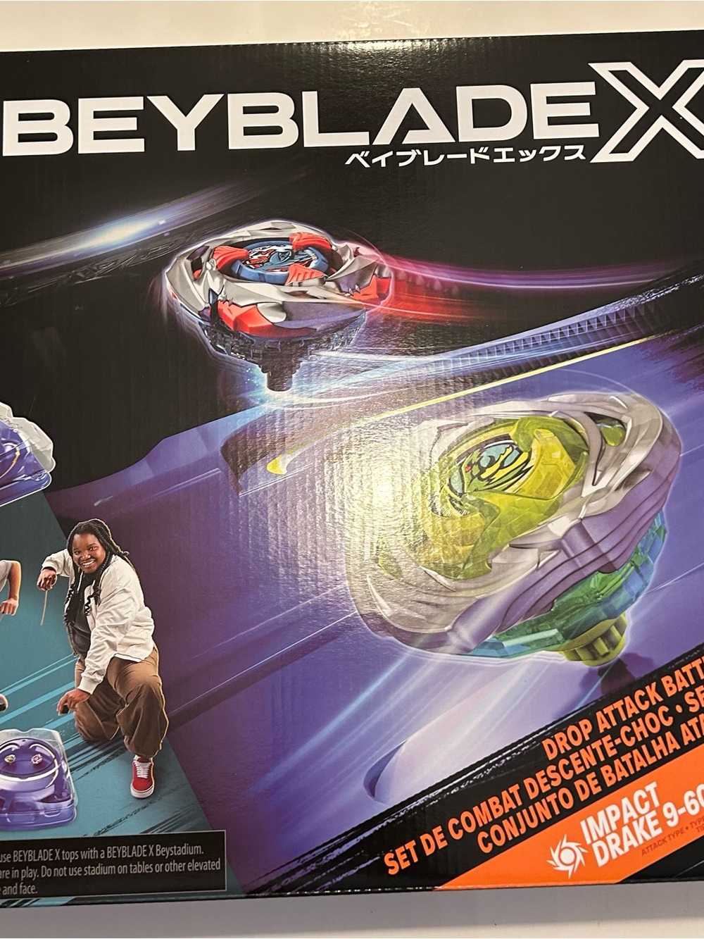 Beyblade X - Drop Attack Battle Set Impact Drake 9-60lr Vs. Wyvern 3-85N New